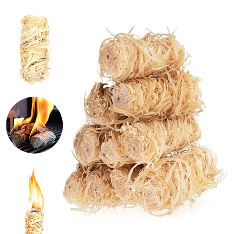 Bamboo Whisk Chasen - แท่งแว็กซ์จุดไฟธรรมชาติ 30/60/100/120 ชิ้น เหมาะสำหรับเตาผิง บาร์บีคิว เตา