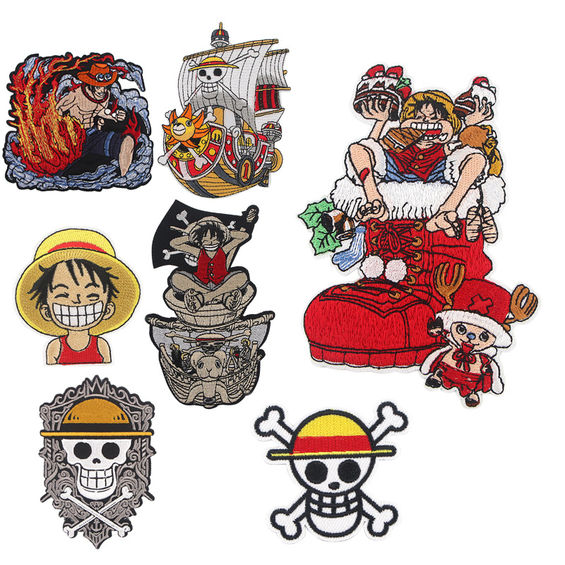 Japan Lifestyle And Culture - แผ่นปะลายปักอนิเมะญี่ปุ่น แผ่นปะติดเสื้อผ้าแบบรีดติด แผ่นปะติดเสื้อผ้าแบบใช้ความร้อนสำหรับงาน DIY สติ๊กเกอร์ปะติดแบบรีดติด ตราสัญลักษณ์