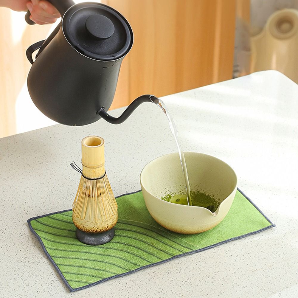 Bamboo Whisk Chasen - 4PCS ใหม่ไม้ไผ่เซรามิคญี่ปุ่น Matcha ชุดชานํากลับมาใช้ใหม่ปลอดภัย Matcha Whisk