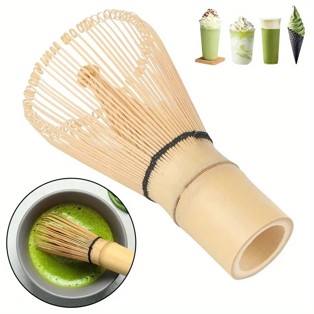 1PC อุปกรณ์ครัว 100 Matcha Gre - Bamboo Whisk Chasen บทวิจารณ์และราคา