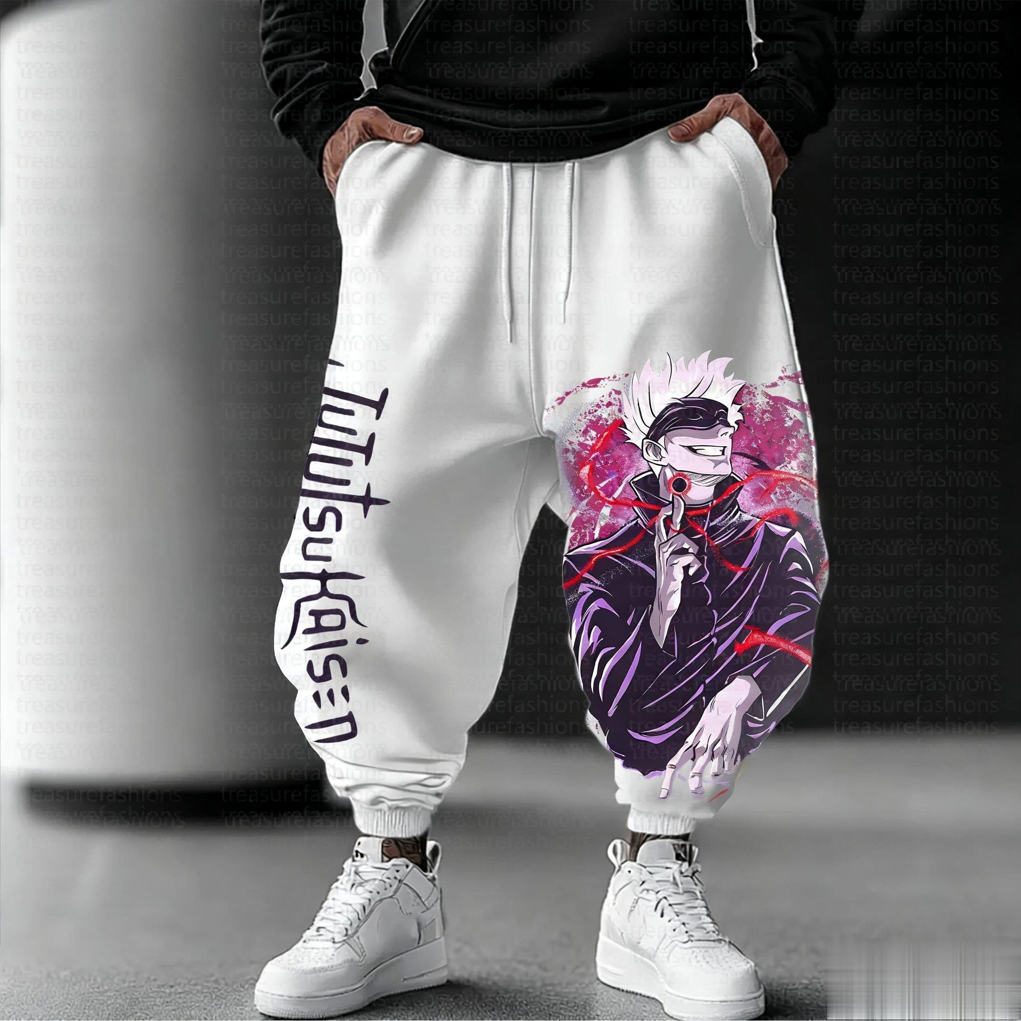 กางเกงจ็อกกิ้งผู้ชายลายอนิเมะญ - Japan Lifestyle And Culture บทวิจารณ์และราคา