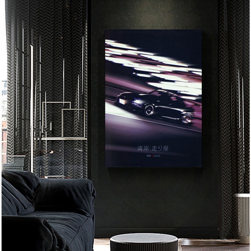 โปสเตอร์ภาพพิมพ์บนผ้าใบลายรถสป - Japanese Car Lifestyle บทวิจารณ์และราคา