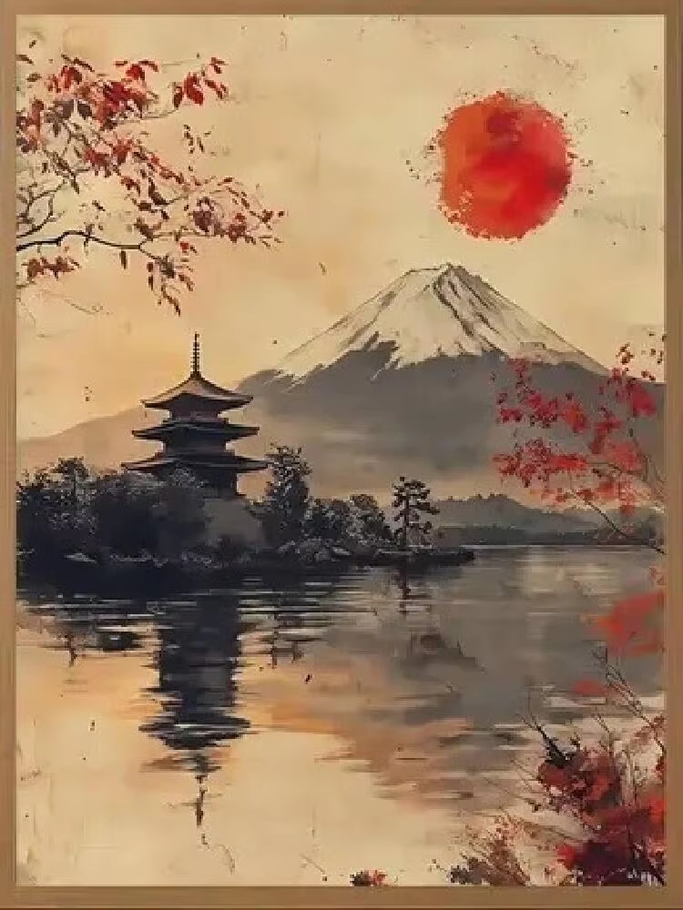 ภาพวาดสีน้ำมันตามตัวเลข สไตล์ญ - Japanese Lifestyle Movie บทวิจารณ์และราคา