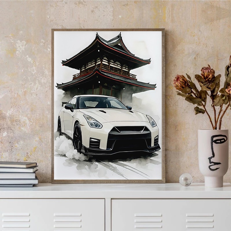สไตล์ญี่ปุ่น Supercar Wall Art - Japanese Car Lifestyle บทวิจารณ์และราคา