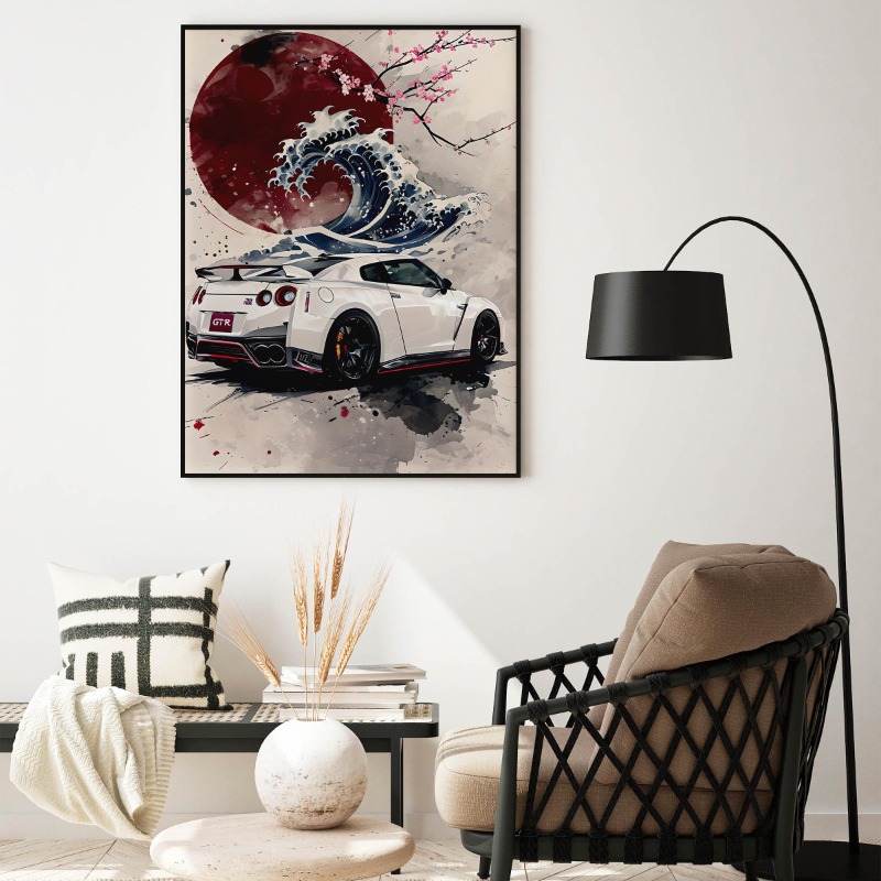 สไตล์ญี่ปุ่น Supercar Wall Art - Japanese Car Lifestyle บทวิจารณ์และราคา