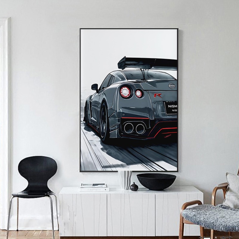 สไตล์ญี่ปุ่น Supercar Wall Art - Japanese Car Lifestyle บทวิจารณ์และราคา