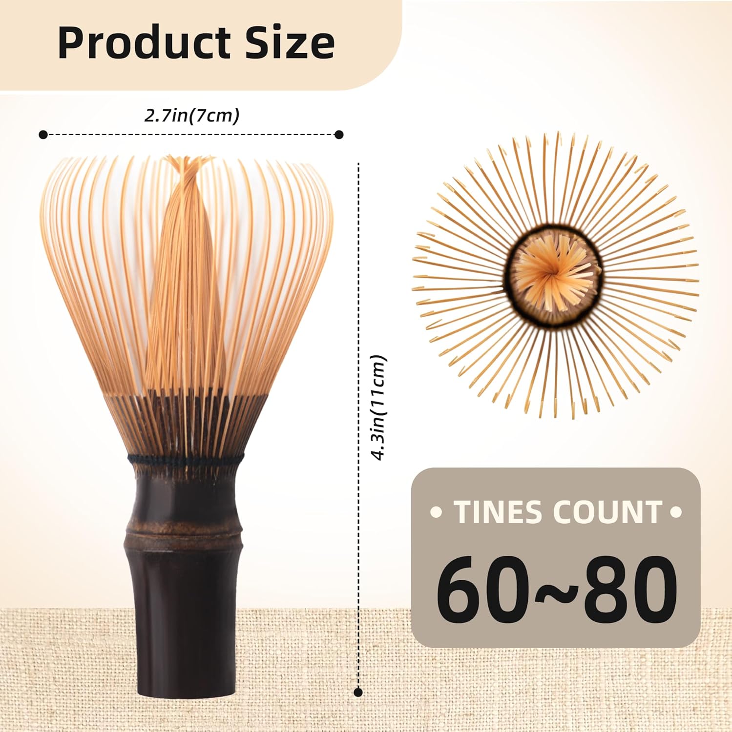 แปรงตีชาเขียวมัทฉะทำมือจากไม้ไ - Bamboo Whisk Chasen บทวิจารณ์และราคา