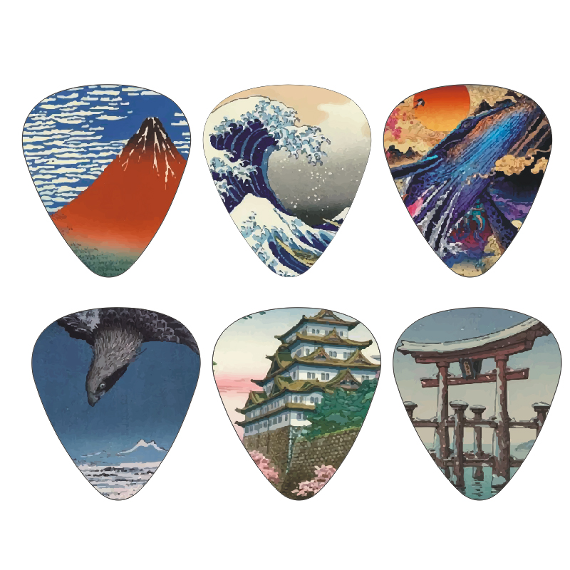 ใหม่ 12 ชิ้น/เซ็ตกีตาร์ Picks- - Japan Lifestyle And Culture บทวิจารณ์และราคา