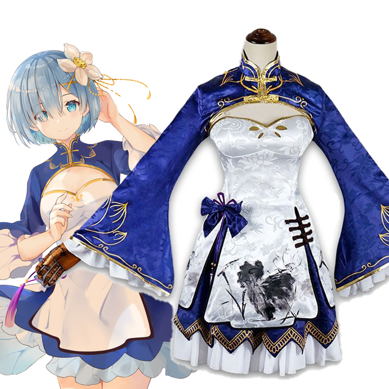 Rem Ram คอสเพลย์ Cheongsam อะน - Japanese Girl Lifestyle บทวิจารณ์และราคา
