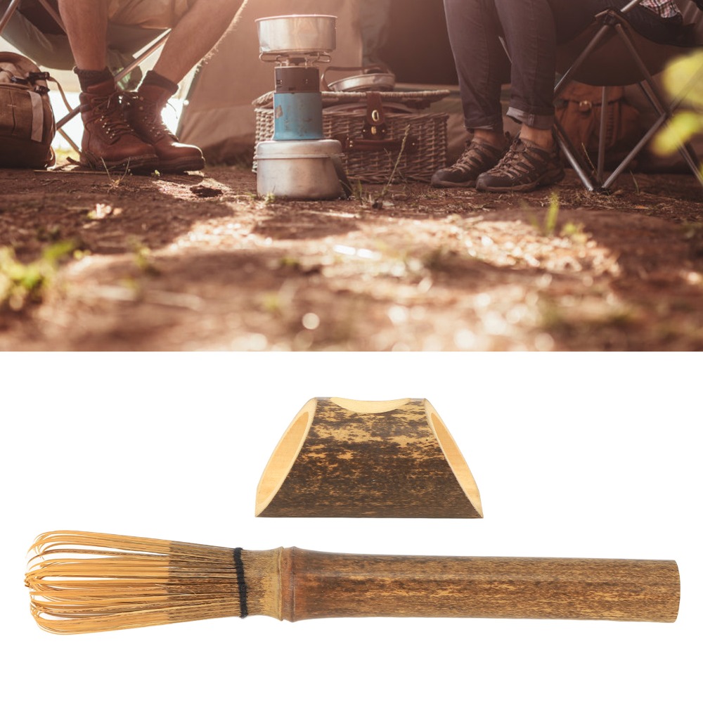 ไม้ตีชาเขียวมัทฉะด้ามยาว ทนทาน - Bamboo Whisk Chasen บทวิจารณ์และราคา