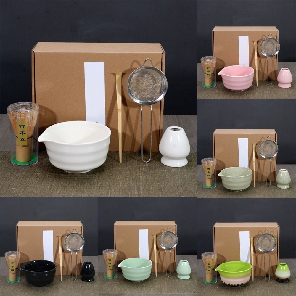ชุดชาเขียวมัทฉะเซรามิกไม้ไผ่แบ - Bamboo Whisk Chasen บทวิจารณ์และราคา