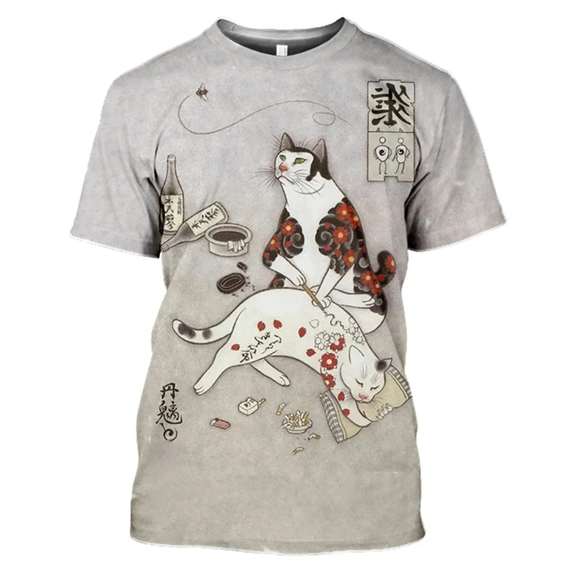 เสื้อยืดลายแมวคองฟูญี่ปุ่น พิม - Japan Lifestyle And Culture บทวิจารณ์และราคา